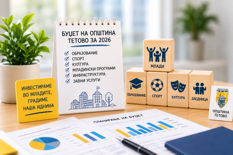 How does the Municipality of Tetovo finance youth programs - mk